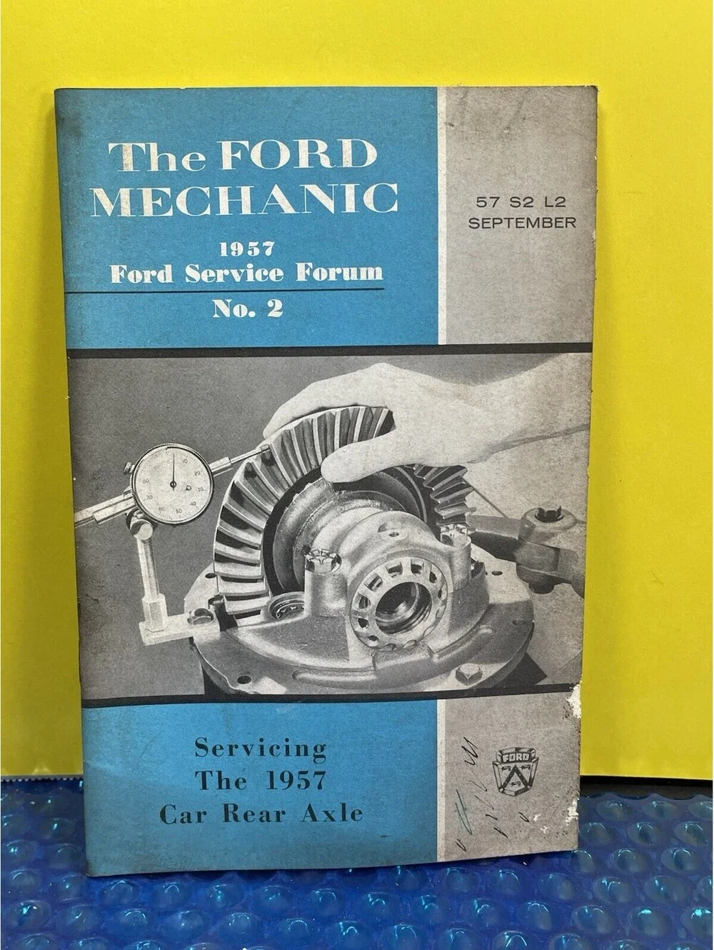 1957 Ford Mechanic Service Forum Book #5 Basic Transmissions Vintage